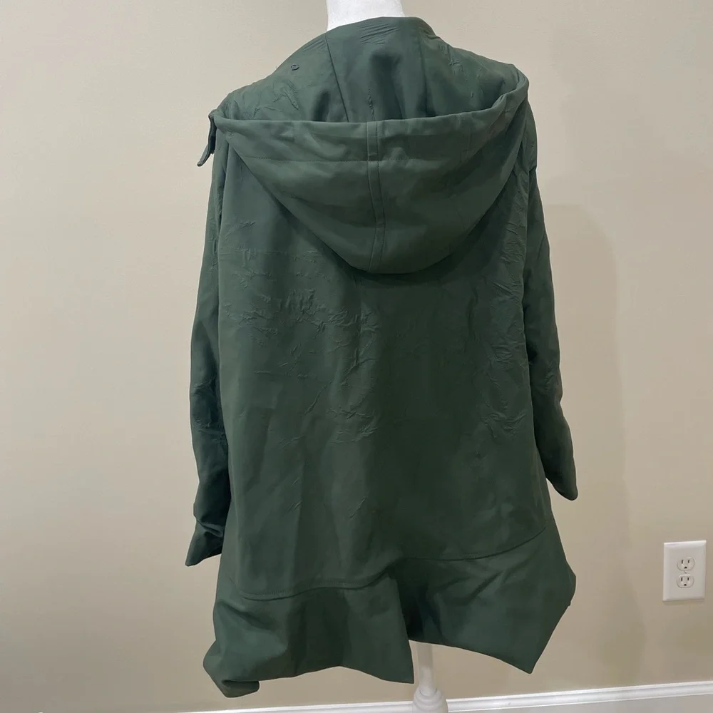 kate spade Dark Green Utility Jacket with Gold Hardware - Size Small